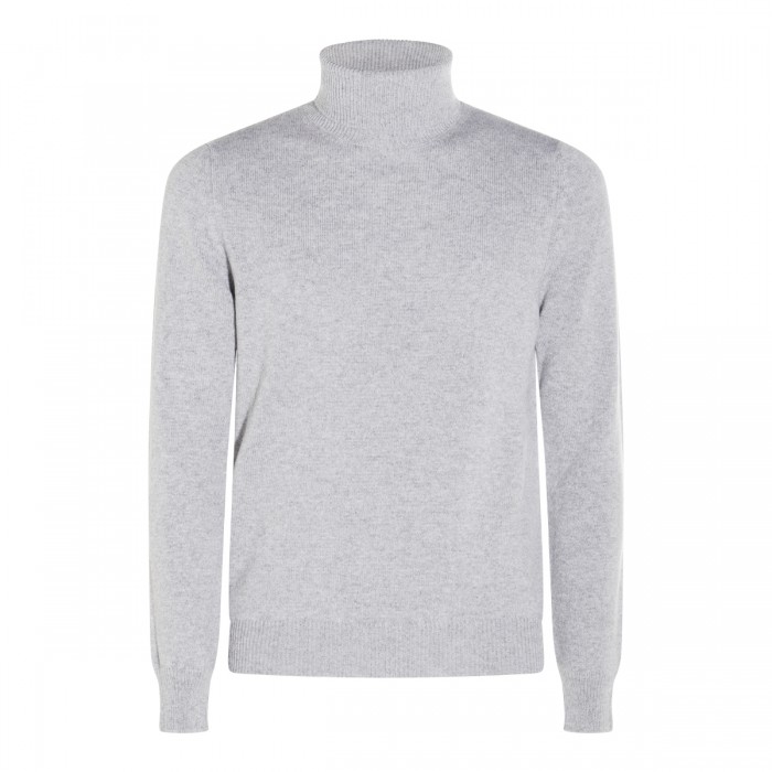 GREY WOOL KNITWEAR