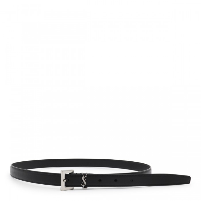 BLACK LEATHER BELT