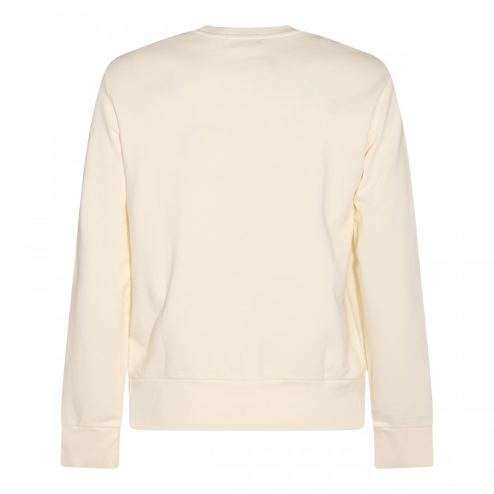BEIGE COTTON SWEATSHIRT 2