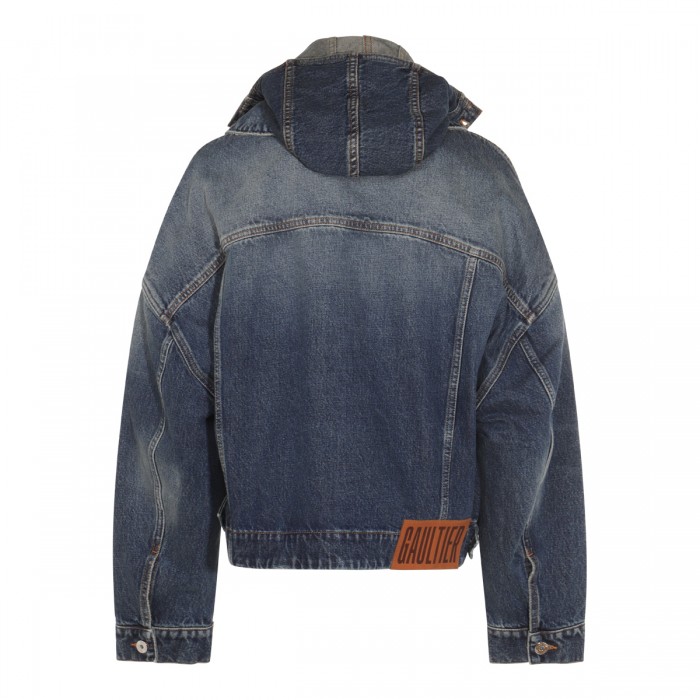 BLUE COTTON DENIM JACKET 2