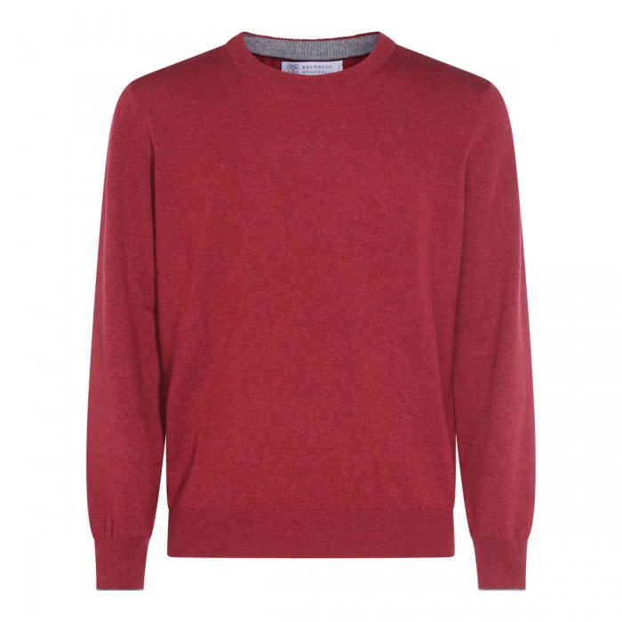 RED CASHMERE KNITWEAR