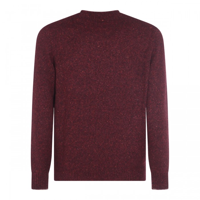 DARK RED WOOL KNITWEAR 2
