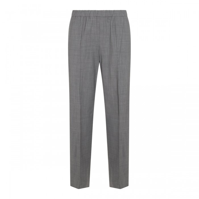 GREY WOOL PANTS