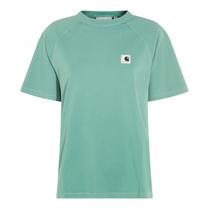 GREEN COTTON T-SHIRT