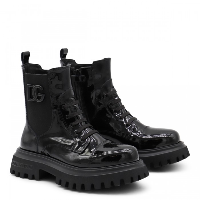 BLACK LEATHER BOOTS 2