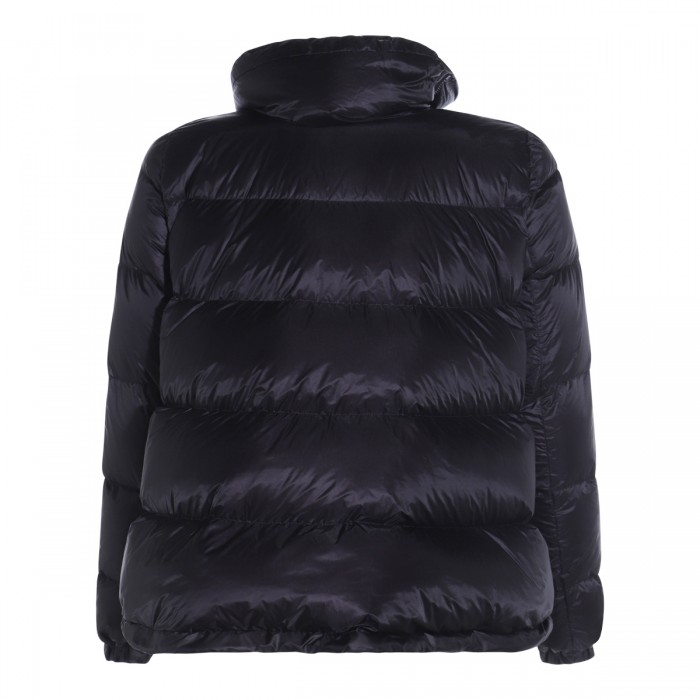 BLACK NYLON DOWN JACKET 2