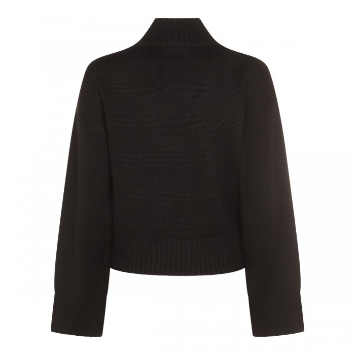 BLACK WOOL KNITWEAR 2