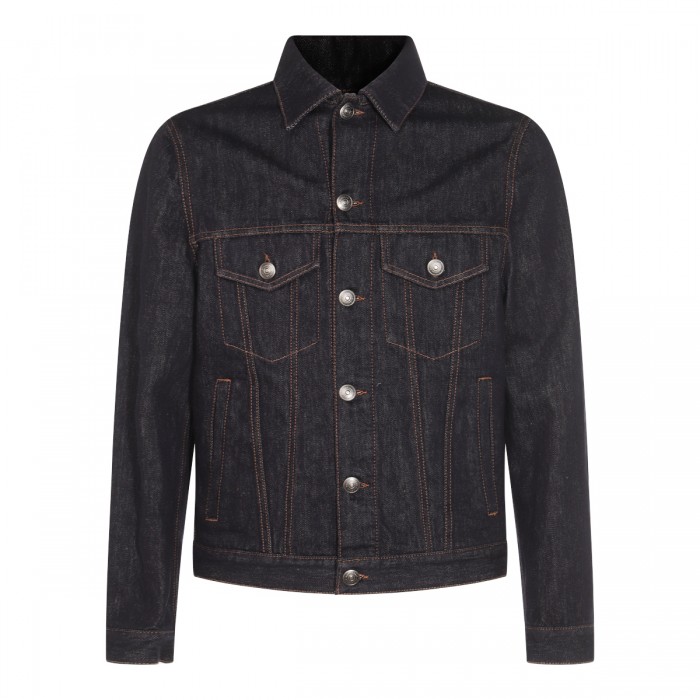 DARK BLUE COTTON DENIM JACKET