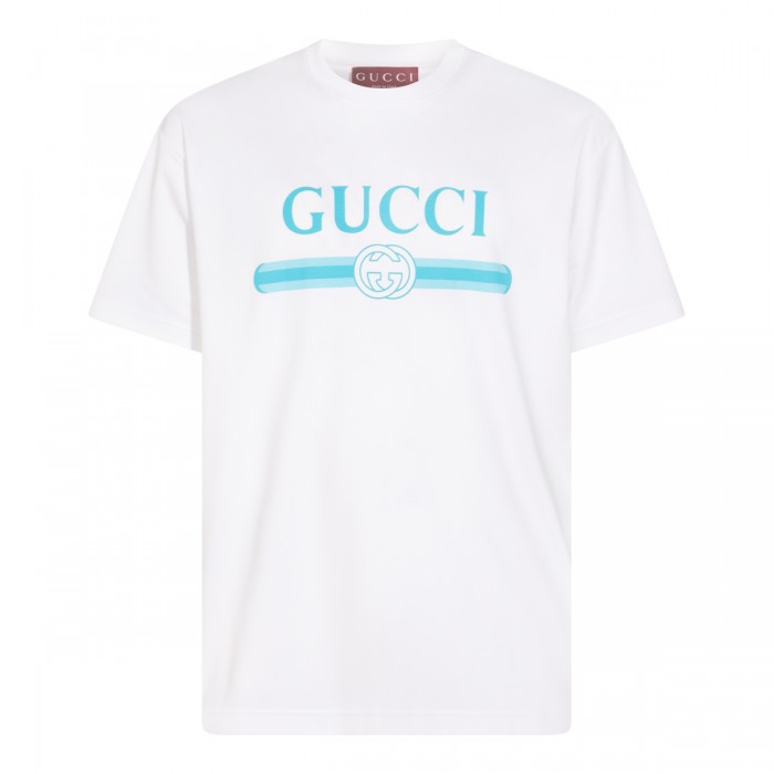 WHITE COTTON T-SHIRT