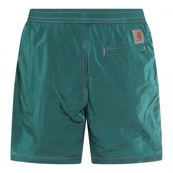 GREEN NYLON BEACHWEAR 2