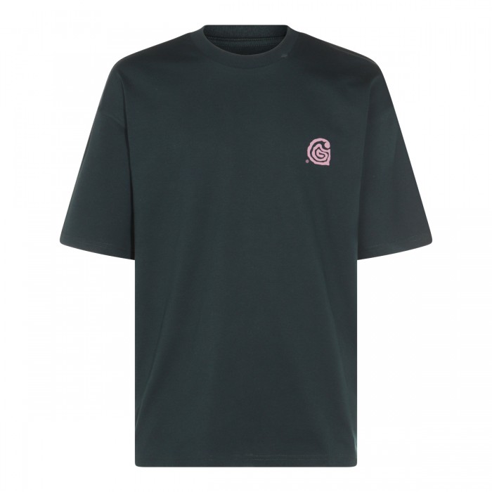 DARK GREEN COTTON T-SHIRT