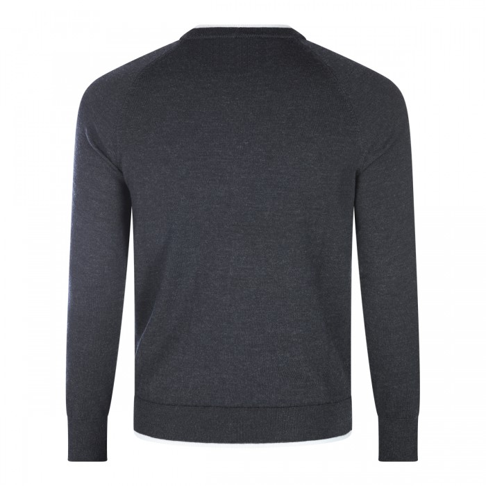 GREY WOOL KNITWEAR 2