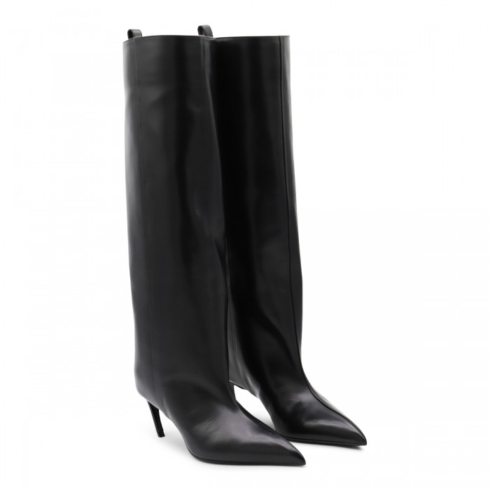 BLACK LEATHER BOOTS 2