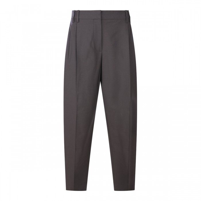 BROWN WOOL PANTS