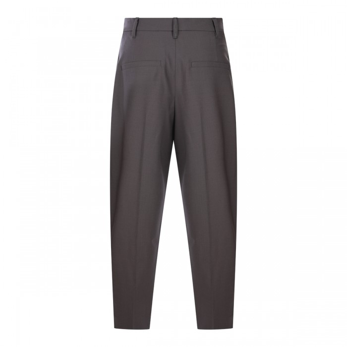 BROWN WOOL PANTS 2
