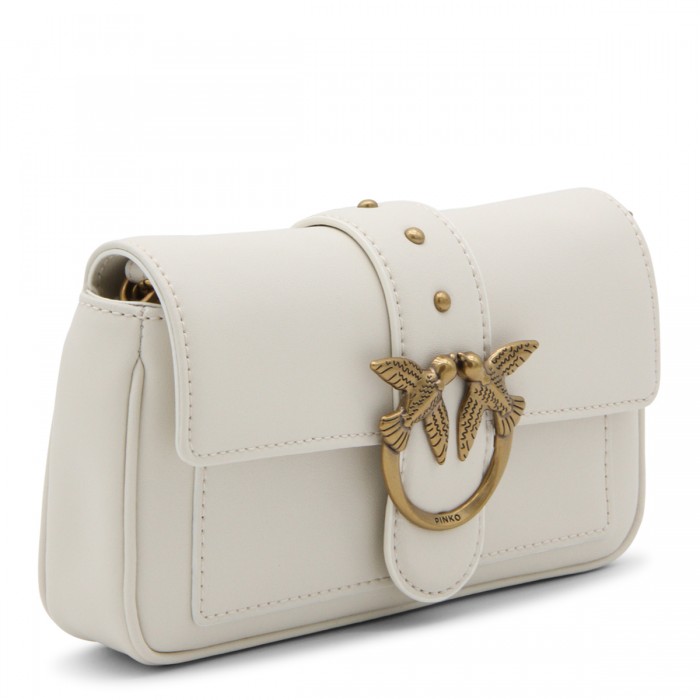 WHITE LEATHER LOVE SHOULDER... 2