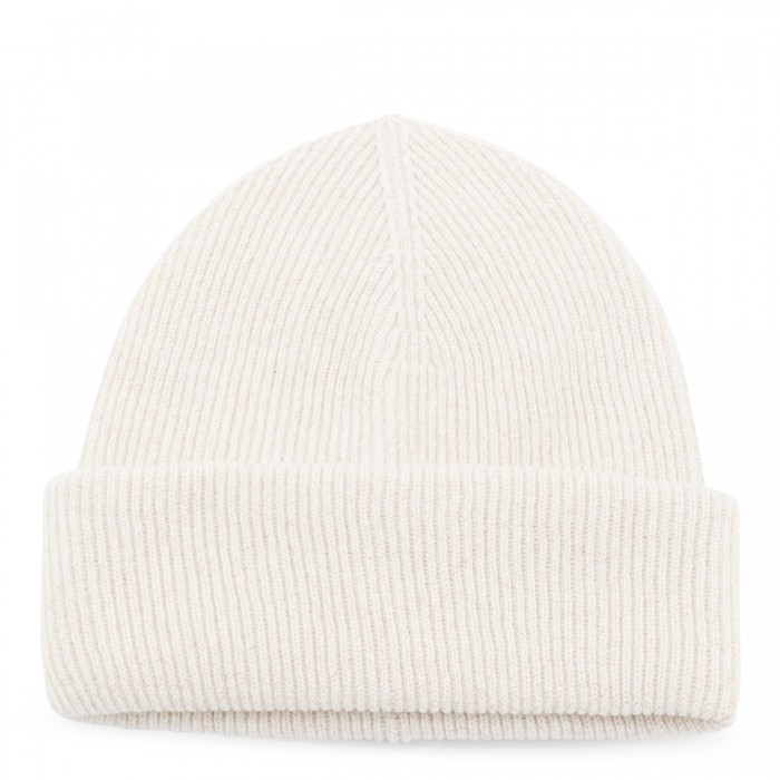 WHITE WOOL HAT