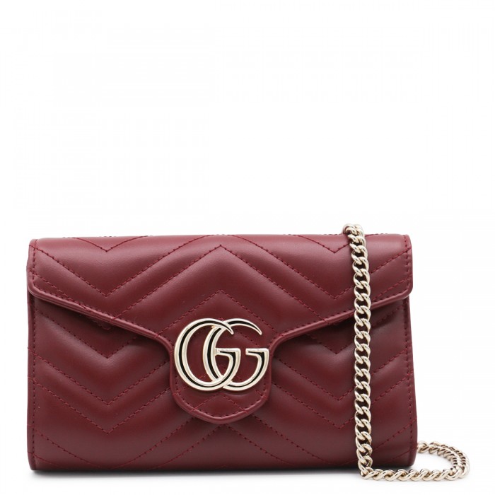 RED ANCORA LEATHER GG...