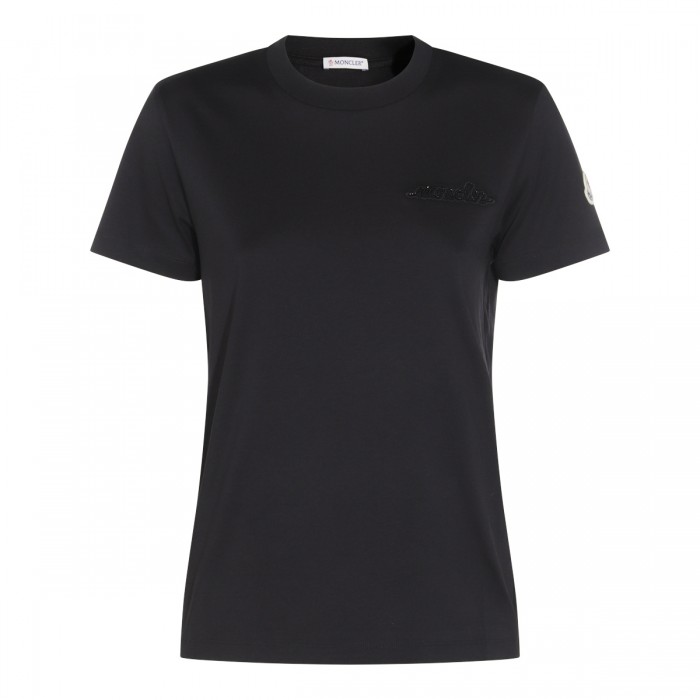 BLACK COTTON T-SHIRT