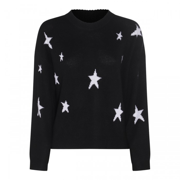 BLACK WOOL KNITWEAR