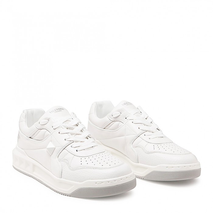 WHITE LEATHER LOW TOP ONE... 2