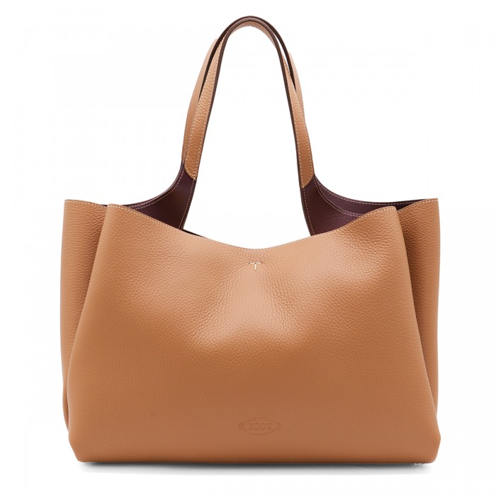 BROWN MEDIUM TOP HANDLE BAG