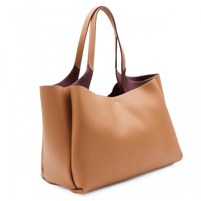 BROWN MEDIUM TOP HANDLE BAG 2