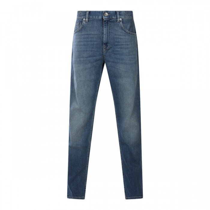 BLUE COTTON DENIM JEANS