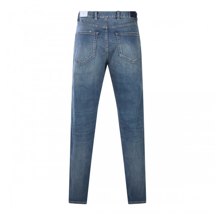 BLUE COTTON DENIM JEANS 2