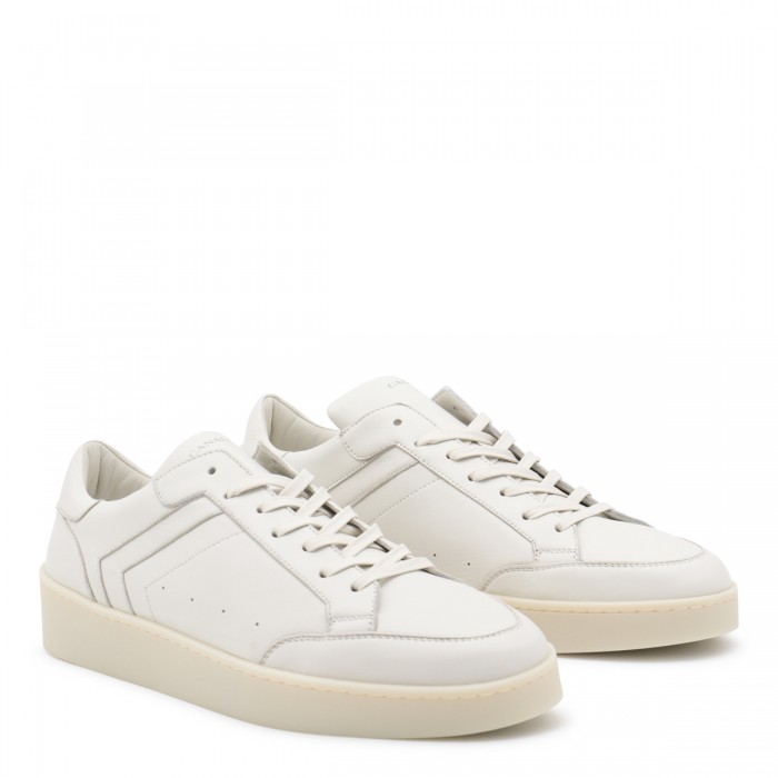 WHITE LEATHER SNEAKERS 2
