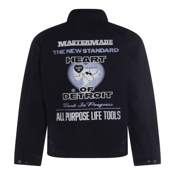 BLACK COTTON CASUAL JACKET 2