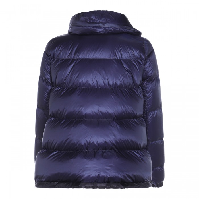 DARK BLUE NYLON DOWN JACKET 2
