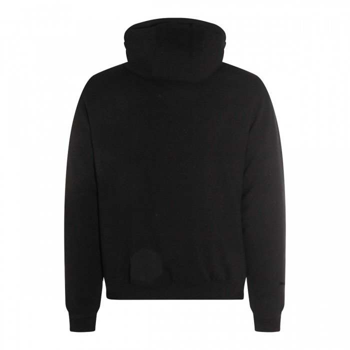 BLACK WOOL DOWN JACKET 2