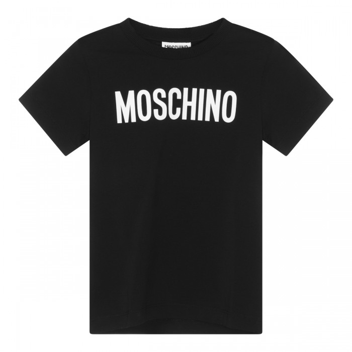 BLACK COTTON T-SHIRT