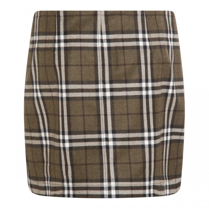 BROWN WOOL SKIRT 2