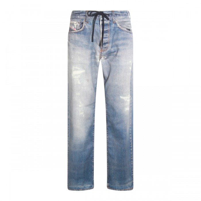 BLUE COTTON DENIM JEANS