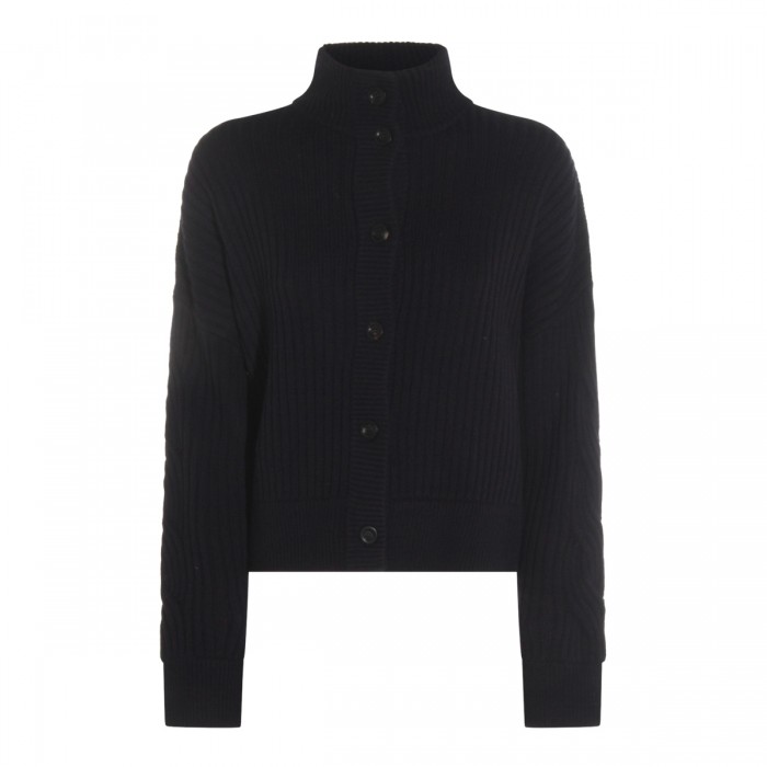 BLACK WOOL AFELIO KNITWEAR
