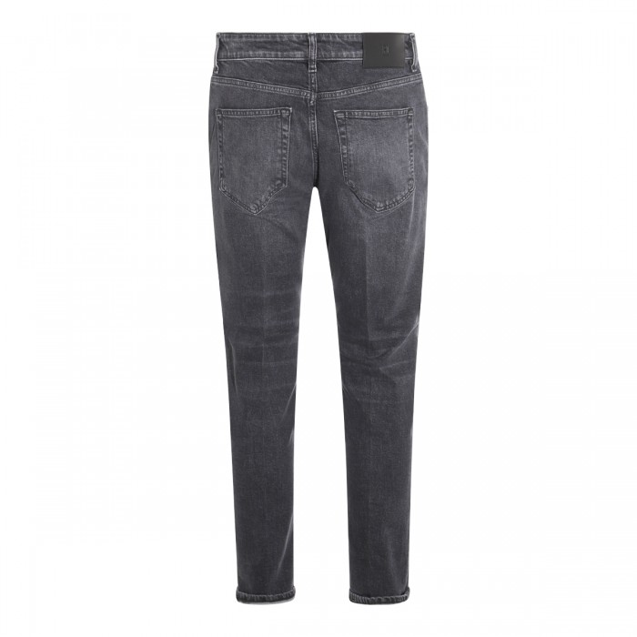 GREY COTTON DENIM JEANS 2