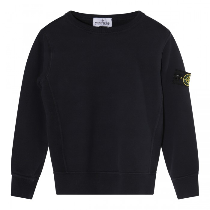 DARK BLUE COTTON SWEATSHIRT