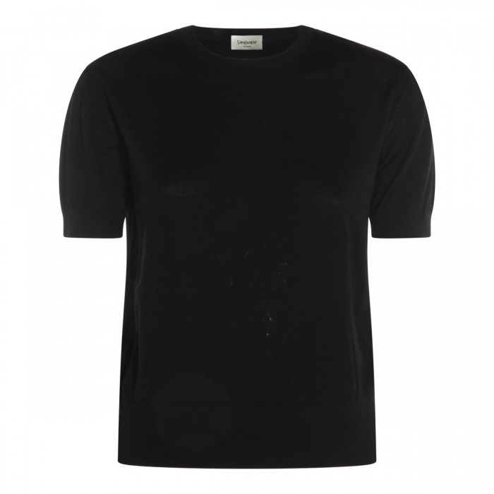 BLACK WOOL KNITWEAR