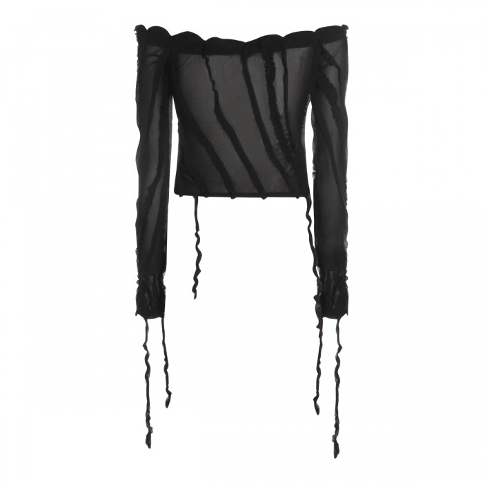 BLACK VISCOSE TOP 2