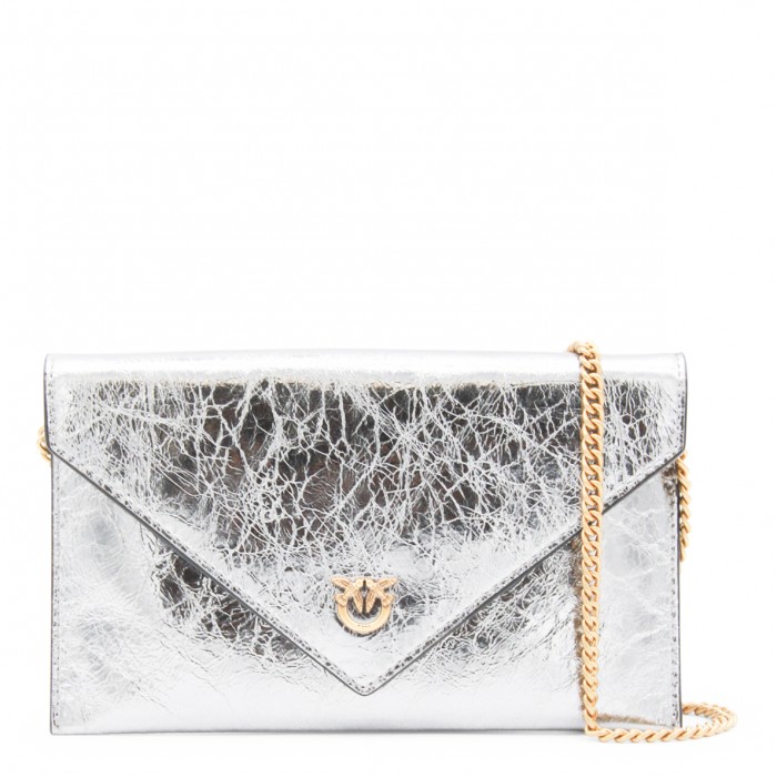 SILVER TONE LEATHER...