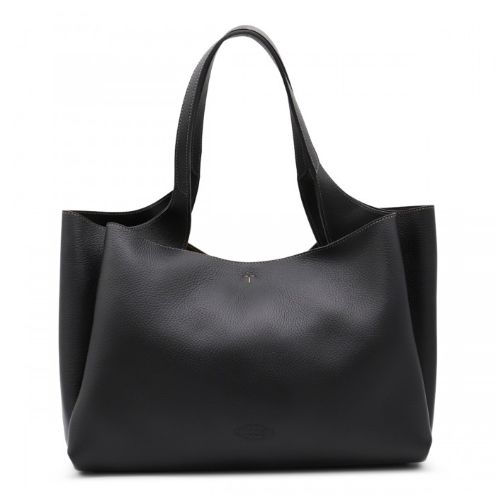 BLACK MEDIUM TOP HANDLE BAG