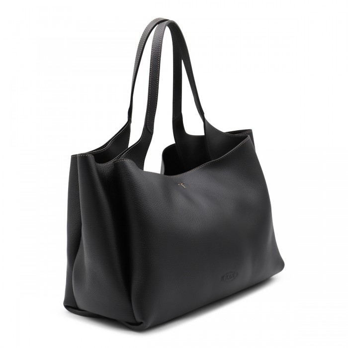 BLACK MEDIUM TOP HANDLE BAG 2