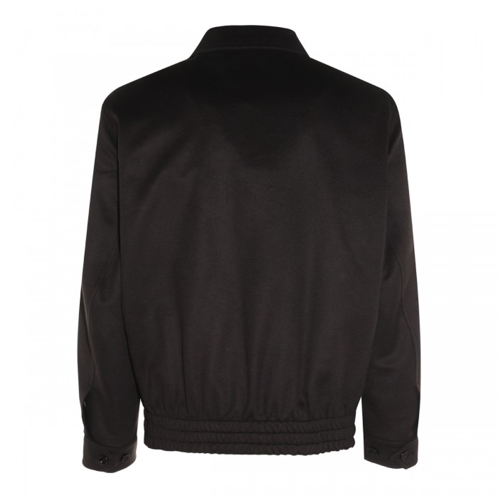 DARK GREY WOOL CASUAL JACKET 2