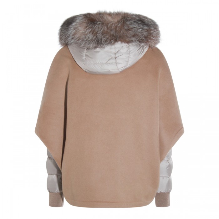 BEIGE WOOL DOWN JACKET 2