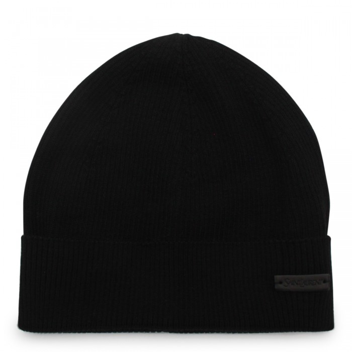 BLACK WOOL HAT