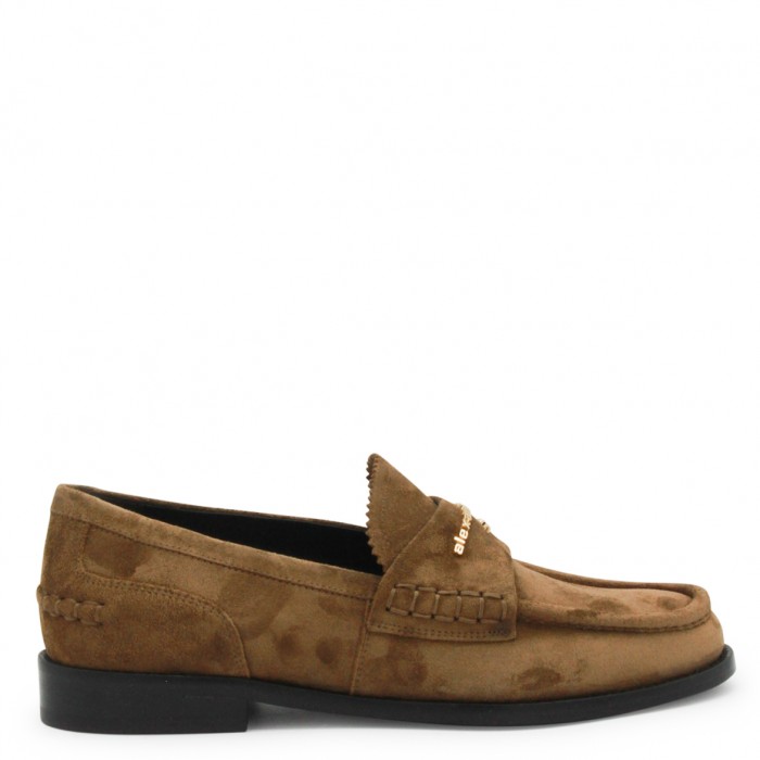 BROWN LEATHER LOAFERS