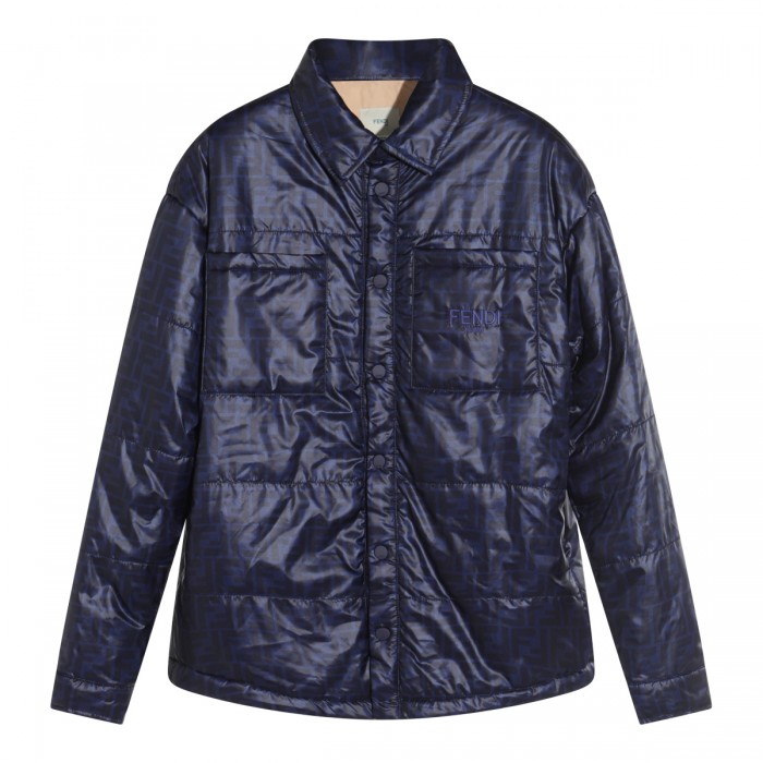 DARK BLUE DOWN JACKET