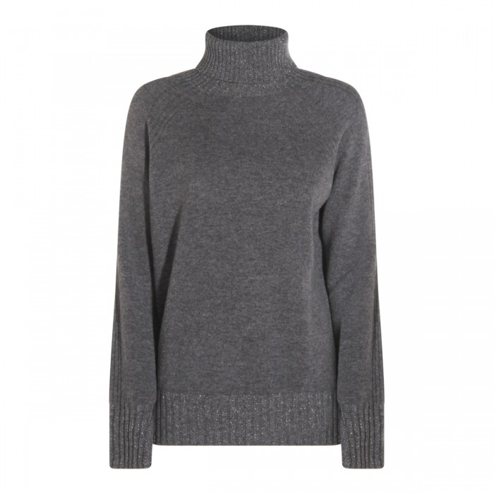 GREY WOOL KNITWEAR